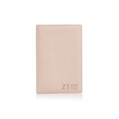 Beige Passport  Holder